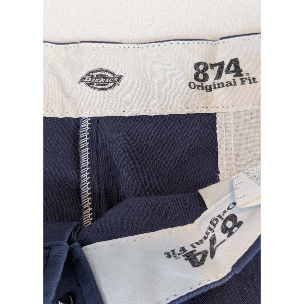 Dickies 38x30 Men's Classic Navy Blue Work and Business Occasions‎ Pants - Picture 3 of 8